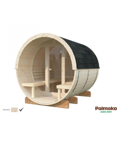 SAUNA ANITA  vitrée 1.3+0.7 m²