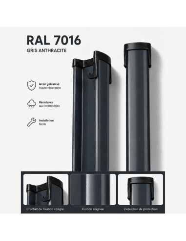 EDELPRO 200 CM GRIS