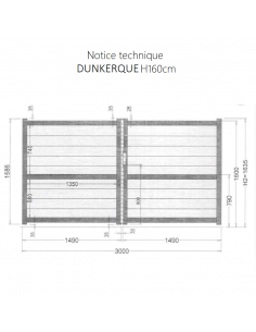 PORTAIL DUNKERQUE H 160 X... 2